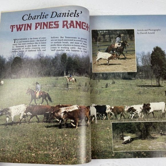 Vtg Western Horseman Magazine Charlie Daniels Cover Story Aug 1987 Vol 52, No 8 - Picture 12 of 16